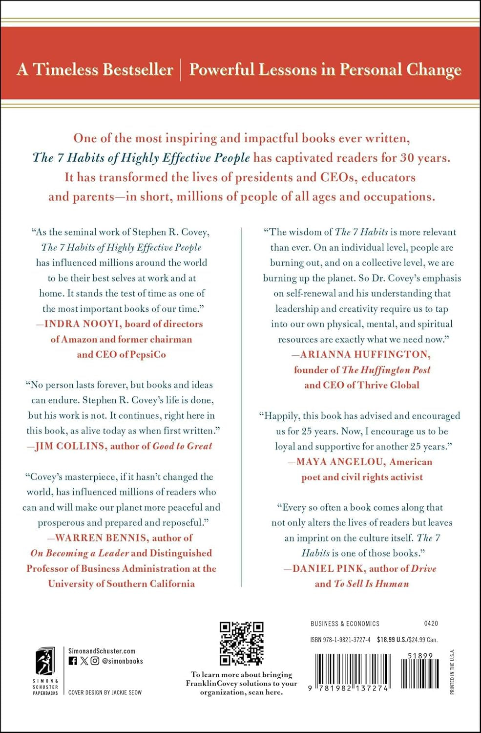 The 7 Habits of Highly Effective People: 30Th Anniversary Edition