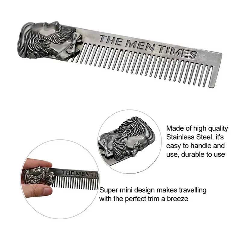 1Pc Barber Hair Combs Beard Styling Brush Professional Hairdressing Combs Gradient Comb Hair Man Cutting Tool Barber Accessories